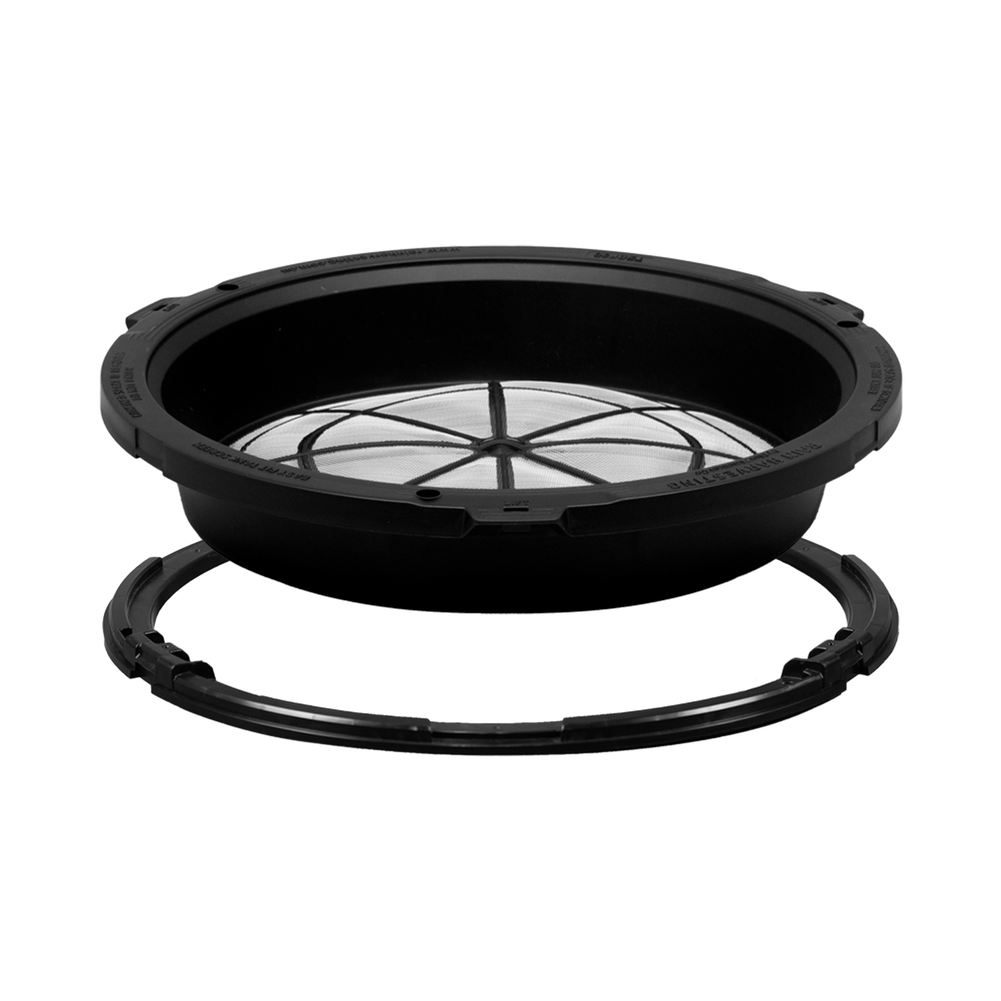 Easy Fit Tank Screen SS Kit with Easy Fit Screw Down Inlet Ring (Poly Tank) 400mm / 16 inch