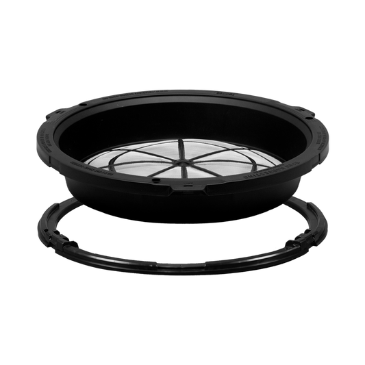 Easy Fit Tank Screen SS Kit with Easy Fit Screw Down Inlet Ring (Poly Tank) 400mm / 16 inch