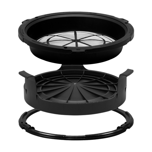 Easy Fit Tank Screen SS Solar Shield Kit w/ Easy Fit Screw Down Inlet Ring (Poly Tank) 400mm/16inch