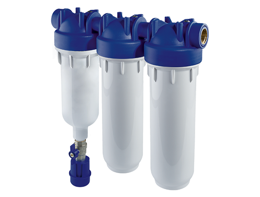 Self-Cleaning Three-Stage Filtration System - Slim 10"