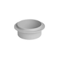 Flanged Tank Overflow 110mm Plastic Only